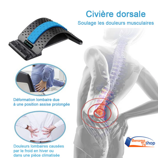 Civière dorsale orthopédique